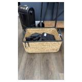 Basket including salon/barber covers