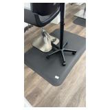 (11) barbers floor mats black (all of them)