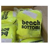 (6) Beach Bottoms blankets yellow