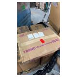 Box of Trend educational supplies assorted