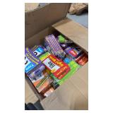 Box of Trend educational supplies assorted