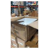 White Rectangular Undermount Bathroom Basin Sink