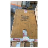 John Richard Gold & Nickel Organic Mirror 24x16.5