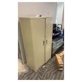 Steelcase Model 730 64 Two-Door Metal Storage