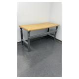 Heavy-duty industrial workbench