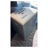 Heavy-duty office paper shredder featuring Voice