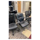 (3) Assorted Black Office Chairs