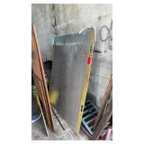 Diamond Plate Aluminum Loading Ramp with Yellow