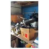 Small pallet of assorted used scooter parts