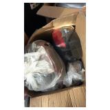 (4) Motorcycle Rear Top Case / Tail with Red