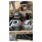 50cc Engine Parts Assortment - Cylinder Heads,