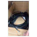 (26) black cables marked 'XOCY CABLE' -