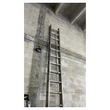 Werner aluminum extension ladder