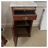 ANTIQUE MARBLE TOP WASHSTAND