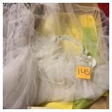 Vintage Wedding Veil w/ Pearl Floral Headpiece