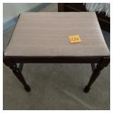 Wood Upholstered Vanity Bench Seat