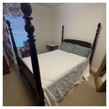 FOUR POSTER BED FRAME W/ PINEAPPLE FINIALS