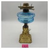 Vintage Glass Lamp Base
