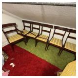 Set of 6 Dining Chairs (1 Armchair)