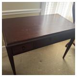 WOOD WRITING DESK W/ THREE DRAWERS