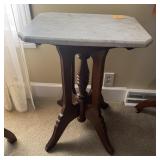 MARBLE TOP ACCENT TABLE