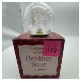 Ganz Flashing Light Angel Glass Globe Christmas
