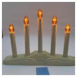 Vintage Electric 5-Candle Christmas Candolier