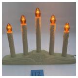 Vintage Electric 5-Candle Christmas Candolier