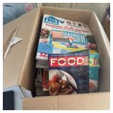 Large Box of Misc Magazines HGTV Food & More