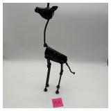 Handmade Metal Art Giraffe Sculpture