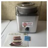 Cuisinart Ice Cream Maker w/ Booklet