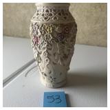 Decorative Floral Ceramic Vase
