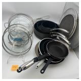 Cookware Lot w/ Lids & Organizer