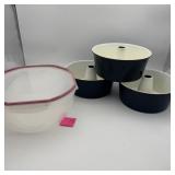 Assorted Bakeware & Storage Lot