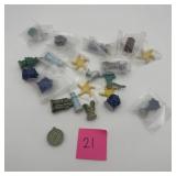 Mixed Lot Small Glazed Ceramic Figurine Pieces