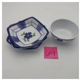 Plastic Dish & Bowl Set (4)