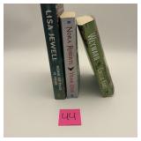 3 Book Lot Assorted Fiction Titles