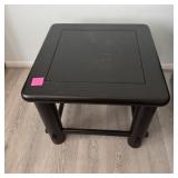 Black Wood End Table Matching Lot 3