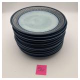 12 Better Homes Stoneware Plate Set