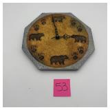Bear Wall Clock