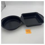 Nonstick Baking Pan Set ï¿½ Round & Square