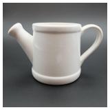 White Ceramic Watering Can Decor