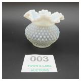 Fenton Opalescent Hobnail Vase