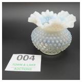 Fenton Opalescent Hobnail Vase