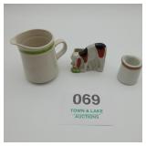 Sigma Pitcher & Small Ceramic Pieces