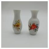 Mini Floral Porcelain Vases