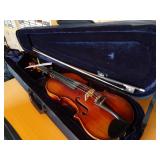 Stratovarius copy fiddle and bow w/ case