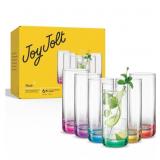 $40 HUE COLORFUL HIGHBALL 13.oz  6PACK DRINKING