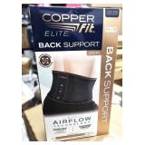 COPPER FIT BACK SUPPORT