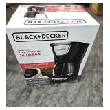 $60 BLACK & DECKER 12-CUPS PROGRAMMABLE COFFEE MA